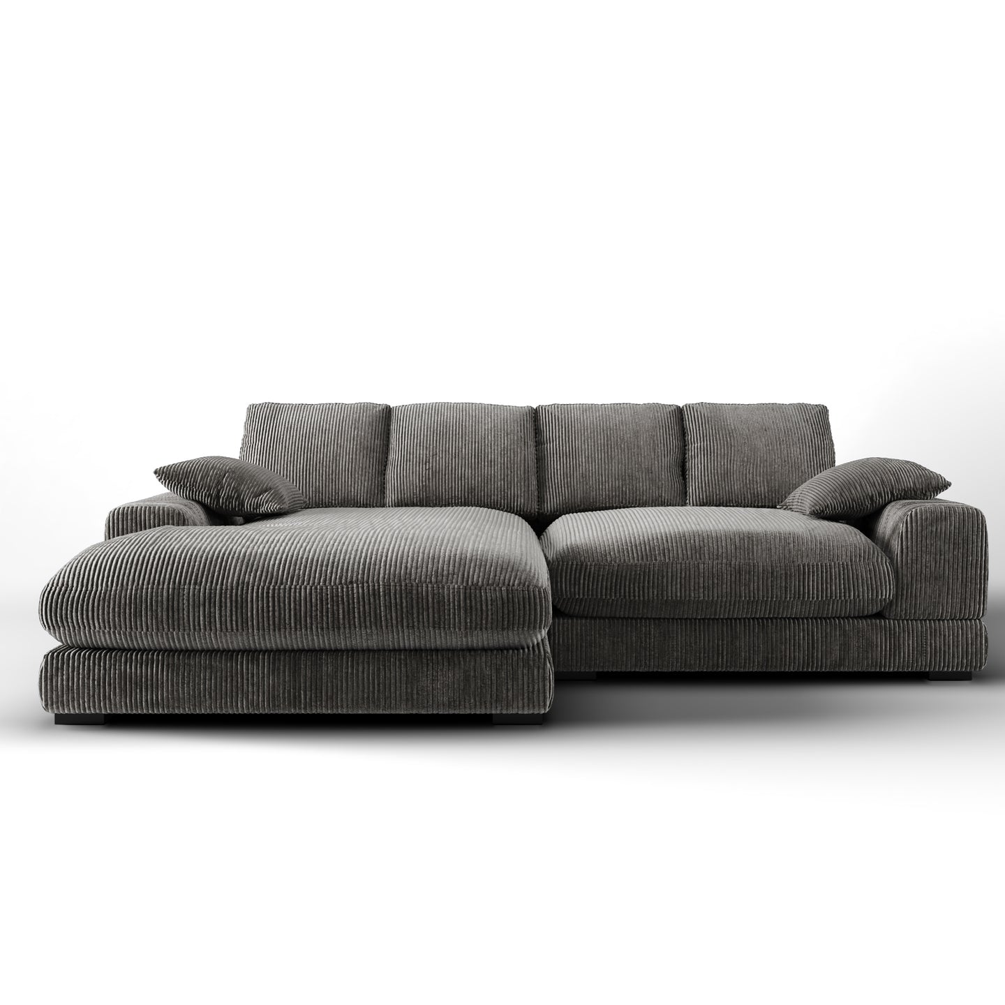 Modholic Aurelle Home 106" Reversible Contemporary Deep Seat Sectional Sofa